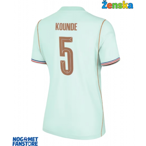 Francuska Jules Kounde #5 Gostujuci Dres za Ženska SP 2026 Kratak Rukav